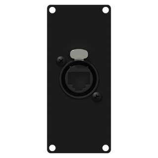 Caymon Casy Ethercon til RJ45 1HE plate feedthrough RJ45